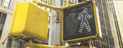pedestrian crossing signal