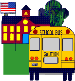 Bus at school