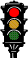 red signal light