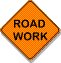 Road Work Sign