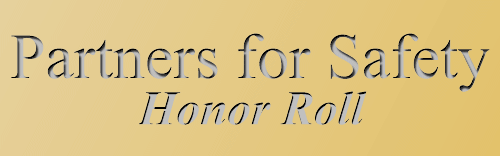 Partners for Safety - Honor Roll