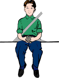 Boy wearing Seat Belt