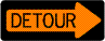 Detour Sign