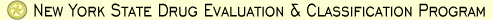 NYS Drug Evaluation & Classification Program