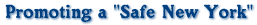 Promoting a "Safe New York"