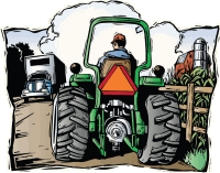 slow moving vehicle