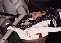 Little K in an Infant Seat