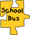 Jigsaw Piece - School Bus