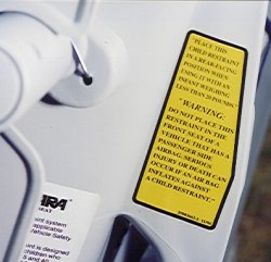 Child Safety Seat Warning Label