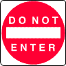 Do Not Enter Sign
