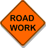 Road Work Sign